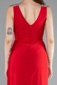 Robe de Soirée Longue Rouge ABU4967