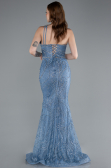 Robe de Soirée Longue Indigo ABU4697