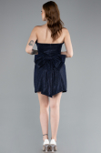 Robe de Cérémonie Mini Bleu Marine ABK2354