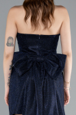 Robe de Cérémonie Mini Bleu Marine ABK2354