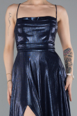 Robe de Soirée Longue Bleu Marine ABU4996