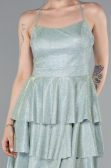 Robe de Cérémonie Courte Menthe ABK2357