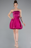 Robe de Cérémonie Mini Fushia ABK2360
