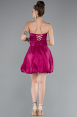 Robe de Cérémonie Mini Fushia ABK2360