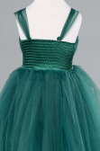 Robe De Soirée Enfants Longue Émeraude ABU3031