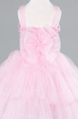 Robe de Soirée Enfants Devant Court Dos Long Poudre ABO115