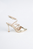 Chaussure De Soirée Cuir Or AB1136