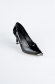 Stiletto Cuir Verni Noir AB1137