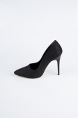 Stiletto Couleur daim Noir ABN1140