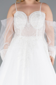 Robes de Mariage Longue Blanc ABG118