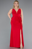 Robe De Soirée Grande Taille Longue Rouge ABU4968