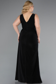 Robe De Soirée Grande Taille Longue Noir ABU4968