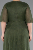 Robe Grande Taille Longue Kaki ABU4887