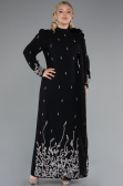 Robe de Soirée Grande Taille Longue Noir ABU4936
