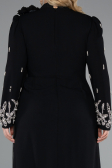 Robe de Soirée Grande Taille Longue Noir ABU4936