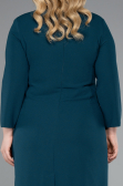 Robe De Invitation Grande Taille Midi Émeraude ABK2197