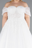 Robes de Mariage Longue Blanc ABG126
