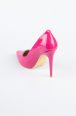 Stiletto Cuir Verni Fushia ABR1140
