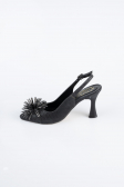 Chaussure de soirée Coupe Au Laser Noir MJ9003
