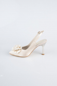 Chaussure de soirée Satin Vison MJ9004