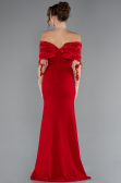 Robe de Soirée Longue Rouge ABU4343