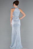 Robe De Soirée Longue Bleu clair ABU4324