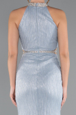 Robe De Soirée Longue Bleu clair ABU4324