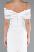 Robe De Soirée Midi Blanc ABK2212