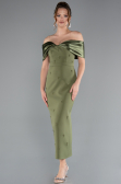 Robe De Soirée Midi Kaki ABK2212