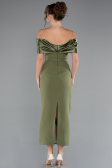 Robe De Soirée Midi Kaki ABK2212