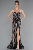 Robe de Soirée Longue Noir ABU4999