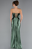 Robe De Soirée Longue Vert Pistache ABU4944