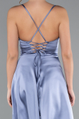 Robe de Cérémonie Courte Satin Indigo ABK2366