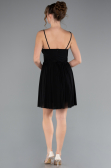 Robe de Cérémonie Courte Noir ABK2365