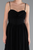 Robe de Cérémonie Courte Noir ABK2365