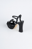 Chaussure de soirée Argenté Noir MJC2331