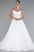 Robes de Mariage Longue Blanc ABG135