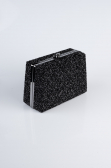 Sac de Soirée Luxe Pierreux Noir KC701