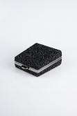 Sac de Soirée Luxe Pierreux Noir KC702