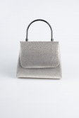 Sac de Soirée Luxe A motifs Platine SH842