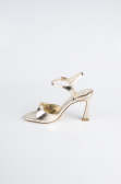 Chaussure de soirée Cuir Verni Or AB1141