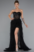 Robe de Soirée Longue Noir ABU5071