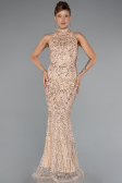 Robe De Soirée Longue Or ABU4791