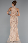 Robe De Soirée Longue Or ABU4791