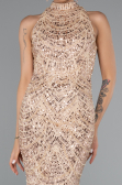 Robe De Soirée Longue Or ABU4791
