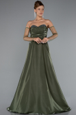 Robe De Soirée Longue Kaki ABU3604