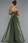 Robe De Soirée Longue Kaki ABU3604