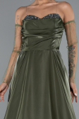 Robe De Soirée Longue Kaki ABU3604