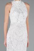 Robe De Soirée Longue Blanc ABU4791