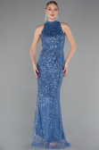 Robe De Soirée Longue Indigo ABU4791